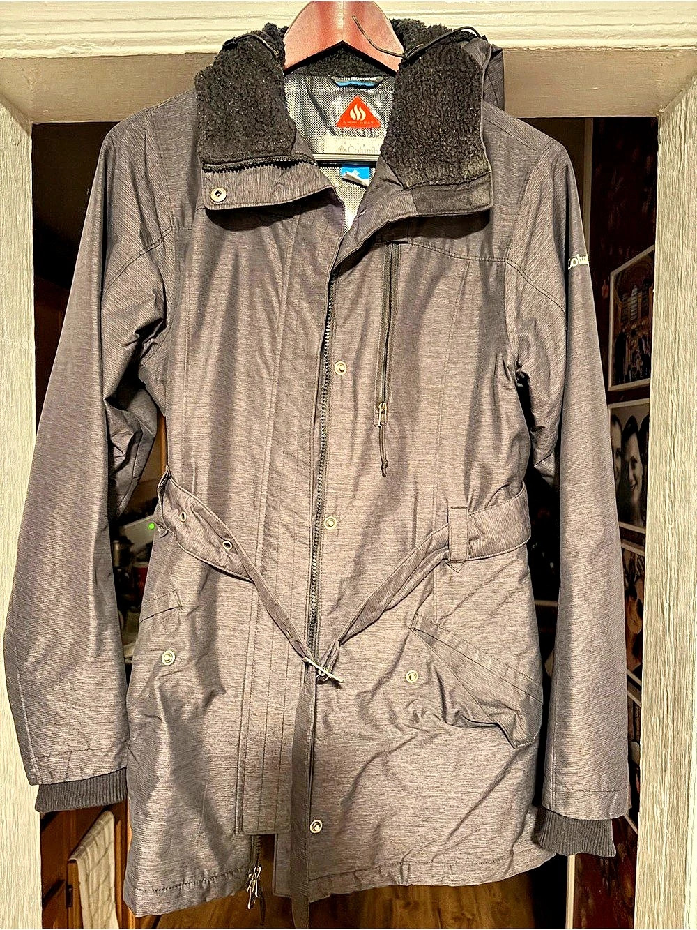 Columbia Beverly Mountain Parka Women's Gray Ski Jacket Medium